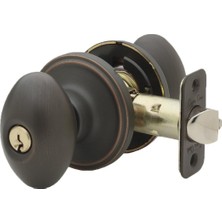 Kawin Copper Creek EK2040TB Yumurta Kapı Düğmesi, Anahtarlı Giriş Fonksiyonu, 1 Paket, Toskana Bronz