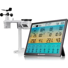 4cast Xl Wifi Meteoroloji Istasyonu, 48 cm Ekran, 7'si 1 Arada Hava Durumu Ölçümü, Kablosuz Sensör