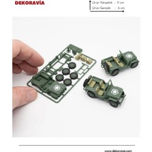 Mini Askeri Jeep - Kendin Yap (Kit Card)