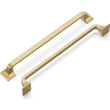 Kawin Hickory Hardware Mutfak Dolabı Kulpları, Mutfak Dolabı Çekmeceleri Için Çekmece Çekmeceleri, Şifonyerler, Banyo Donanımı, 8-13/16 Inç Delik Merkezi (224MM), Şampanya Bronz, Forge Kolek Siyonu
