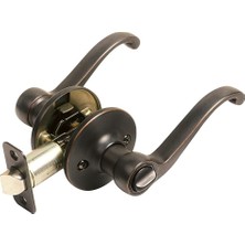 Kawin Design House 791632 Kapı Kolu, 2 Yönlü Sürgü, Ayarlanabilir Iğne Ölçüsü, Yağlanmış Bronz Kaplama