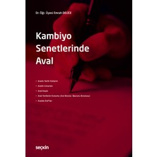 Seçkin Yayıncılık Kambiyo Senetlerinde Aval