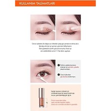 Mabelme Store Işıltılı ve Parlak Glitter Likit Göz Farı No.2 Interstellar Glitter Prism Eyeshadow Topper