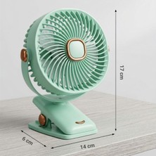 Hereveoyuncak 3 Kademeli Mandallı Masaüstü Fan – 360° Tam Tur Dönebilen Oynar Başlıklı Duvara Monte Edilebilen Mini Faan ZB113