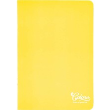 Mabelme Store A5 60 Yaprak Kareli Defter, Sarı