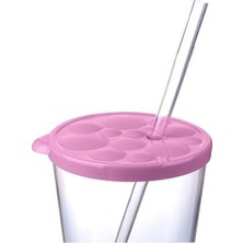 Mabelme Store Limonlu Milkshake Baloncuklu Bardak, 700 ml Kapasite