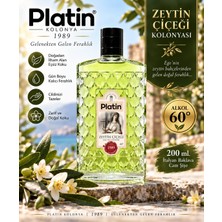 Platin Kolonyaları 200 Ml. Italyan Baklava Dilimli Cam Şişe Zeytin Çiçeği Kolonyası
