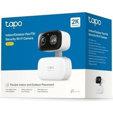 Mabelme Store Tapo C216 | Iç ve Dış Mekan Wi-Fi Güvenlik Kamerası | 2k 3mp Netlik | 360° Pan/tilt Hareketli | Renkli Gece Görüşü | Aı Bebek Ağlaması ve Kişi Algılam