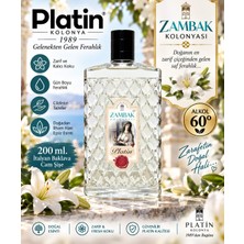 Platin Kolonyaları 200 Ml. Italyan Baklava Dilimli Cam Şişe Zambak Kolonyası