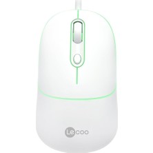 Mabelme Store MS110 USB Kablolu 2400DPI 4 Tuşlu Rgb Sessiz Click Optik Mouse - Pc, Mac, Dizüstü Bilgisayar ile Uyumlu, Tak Çalıştır Kolay Bağlantı, Sağ ve Sol Elle