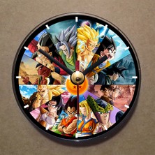 Bsb Naruto Temalı Magnet Saat Buzdolabı Süsü Duvar Saati 10,5cm MS6007