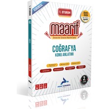 Paraf Yayınları Paraf 1.oturum Maarif Coğrafya Konu Anlatım 2.kitap