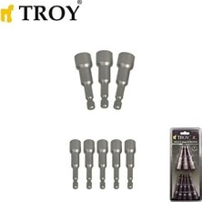 Mabelme Store T 26133, Mıknatıslı Lokma Adaptör Seti, 8 Parça, Gri