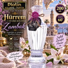 Platin Kolonyaları 200 Ml. Hürrem Cam Şişe Zambak Kolonyası