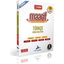 Paraf Yayınları Paraf 1.oturum Maarif Türkçe Konu Anlatım 2.kitap