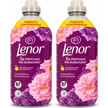 Lenor Ametista Rosa ve Misk Konsantre Çamaşır Yumuşatıcı 2X1827 ml