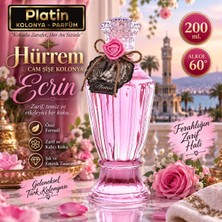 Platin Kolonyaları 200 Ml. Hürrem Cam Şişe Ecrin Kolonyası