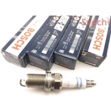 Bosch Mercedes E Serisi (210) E240 2.4 1997-2000 Çift Platin Buji FR8DPP33+ 6 Adet Orjinal