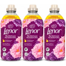 Lenor Ametista Rosa ve Misk Konsantre Çamaşır Yumuşatıcı 3X1827 ml