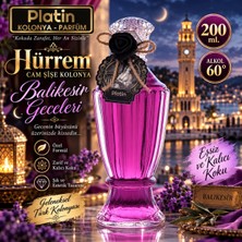 Platin Kolonyaları 200 Ml. Hürrem Cam Şişe Balıkesir Geceleri Kolonyası