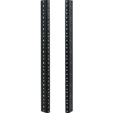 Kawin Gator Rackworks Ağır Hizmet Tipi Çelik Raf Ray Seti; 10U Raf Boyutu (GRW-RACKRAIL-10U)