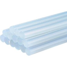 Kawin Genel Ince Mum Silikon Çubuk 7.5 mm x 150 mm (15 Adet) | Şeffaf Sıcak Silikon Mum | Sıcak Silikon Tabancası Için Uyumlu Yapıştırıcı Çubuklar