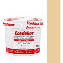 Kawin Ecedekor Ahşap Dolgu ve Tamir Macunu 1kg gr Kova – (Akçaağaç) – Mobilya, Parke, Masif ve Kaplama Için Çatlak, Çizik, Delik Onarıcı