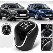 AutoAll Ford Kuga - Cmax Deri Desenli Vites Topuzu