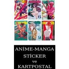 Gerekli Şeyler Yayıncılık Chainsaw Man 5-6-7-8-9-10 Manga Seti (6 Kitap) / Anime-Manga Sticker ve Kartpostal Hediyeli