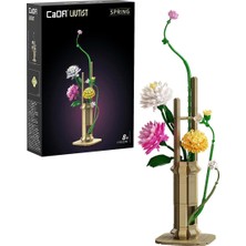 C59023W Cada Çiçek Sanatı Bahar Temalı 613 Parça Block