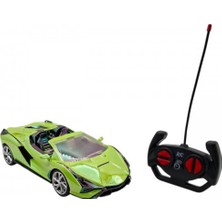 Craftivio 1:16 Şarjlı Uzaktan Kumandalı Spor Araba Işıklı Rc Yarış Arabası