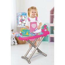 Craftivio Frozen Karlar Ülkesi Oyuncak Ütü Masası Seti - Kız Çocuk Evcilik Oyuncakları 5 Parça