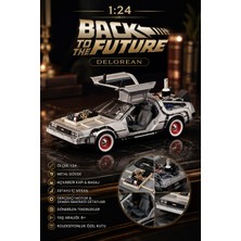 Craftivio 1:24 Geleceğe Dönüş (Back To The Future) Delorean Part 3 Diecast Metal Model Araba