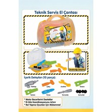 Craftivio Oyuncak Çantalı Tamir Seti - Teknik Servis El Çantası Eğitici Oyuncak (3+ Yaş)