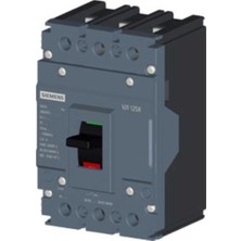 Siemens 3VJ1008-3DA32-0AA0 Sinoplus Kompakt Şalter, 3 Kutup 25KA 3VJ10, 80 Amper Sabit Tip Termik