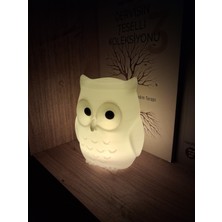 Ofis 3D Sevimli Baykuş Pilli Tealight Mum