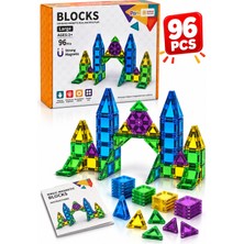 Craftivio 6 Parça Manyetik Yapı Blokları Eğitici Mıknatıslı Zeka Geliştirici Oyuncak 3+ Yaş