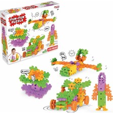 Craftivio Fun Fun Puzzle 128 Parça Eğitici Yapı Blokları Zeka Geliştirici Tak Çıkar Oyuncak (3+ Yaş)