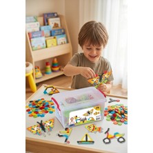 Craftivio Çiçek Puzzle 250 Parça Saklama Kutulu Eğitici Yapım Seti ve Zeka Oyunu