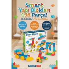 Craftivio Akıllı Bloklar Yaratıcı Atölye 136 Parça Eğitici Yapı Seti 3+ Yaş