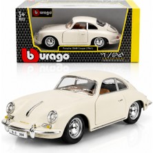 Craftivio 1:24 Porsche 356B Coupe (1961) Diecast Metal Model Araba