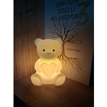 Ofis 3D Sevimli Ayıcık Pilli Tealight Mum