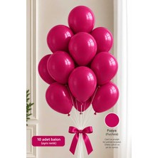 Partixa Latex Balon Seti 10'lu- Fuşya