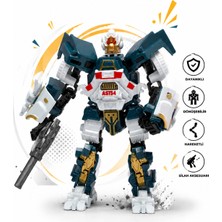 Craftivio Dönüşebilen ve Birleşen Robot Figür - Hareketli, Silahlı Erkek Çocuk Oyuncak Robot 3+ Yaş