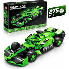 Craftivio 275 Parça Yapı Blokları F1 Yarış Arabası Model Araç Eğitici Zeka Oyuncak (6+ Yaş)