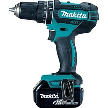 Caftra Makita DHP482RFE 18V 3.0 Ah Li-Ion Çift Akülü Darbeli Matkap Vidalama