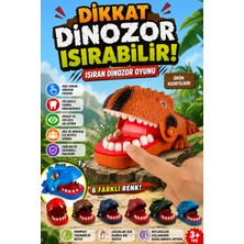 Craftivio Parmak Isıran Dinozor Kutu Oyunu - Refleks Geliştirici Eğlenceli Aile Oyunu (3+ Yaş)