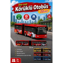Craftivio 1:50 Ölçek Oyuncak Otobüs Diecast Metal Gövde 22 cm