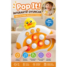 Craftivio Işıklı ve Müzikli Elektronik Pop It Akıl ve Zeka Geliştirici Interaktif Hızlı Itme Eğitici Oyuncak 3+ Yaş