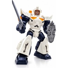 Craftivio Işıklı Müzikli Yürüyen Robot - Yüz Değiştiren Figür Oyuncak 28CM